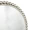 CosmoLiving by Cosmopolitan Silver Metal Wall Mirror with Bead Detailing 36" x 1" x 36"